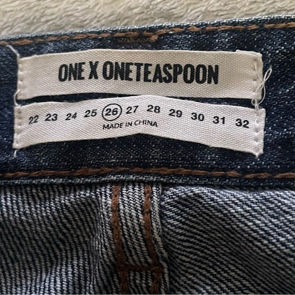 One teaspoon freebirds rigid skinny distressed size 26 light wash - Picture 5 of 14